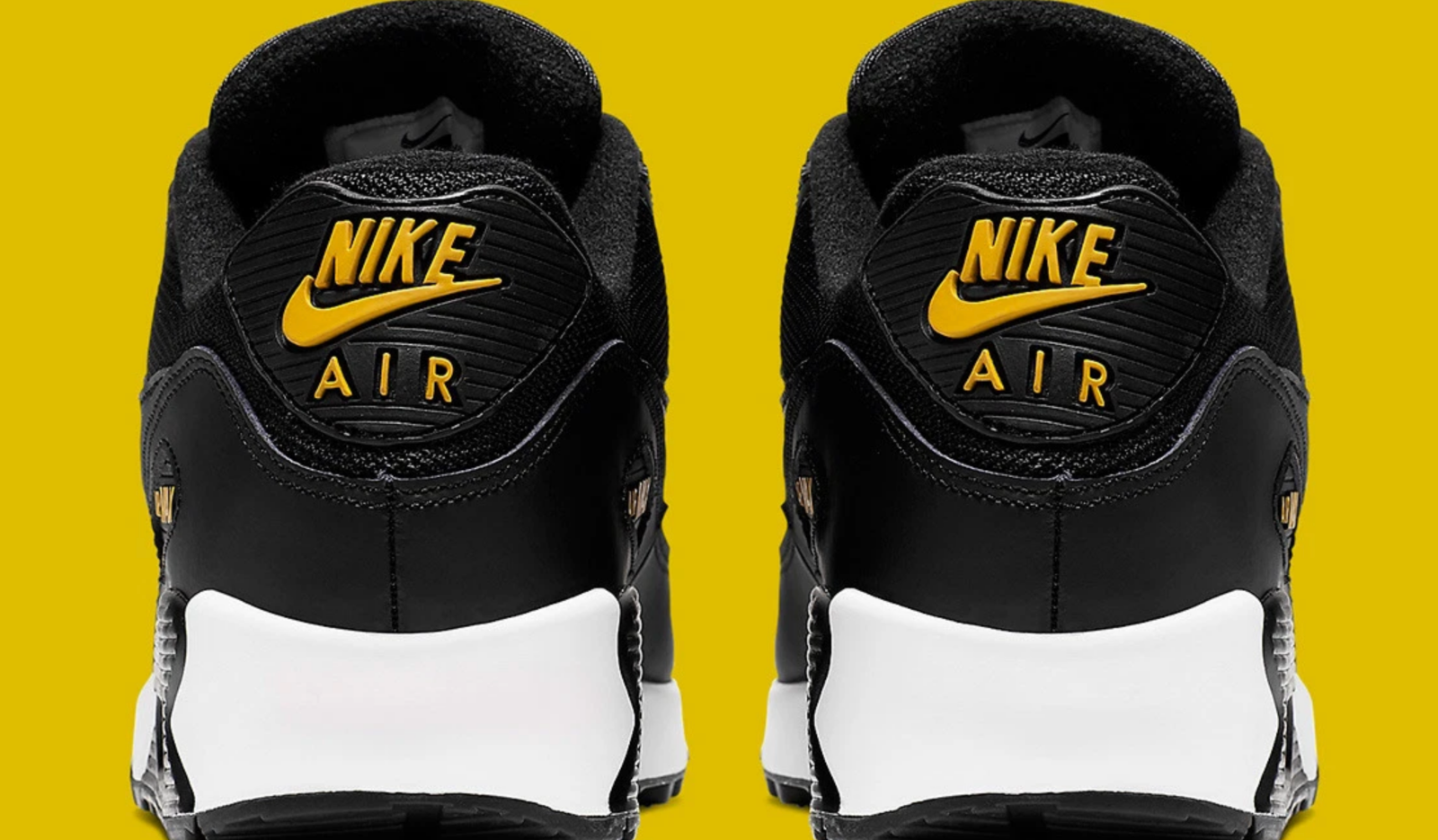 nike air max 90 essential black amarillo